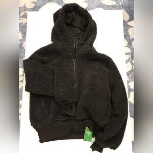 HALARA Cozy Black Sherpa Jacket